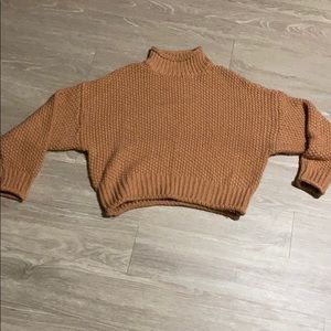 Rose Turtleneck Knit Sweater